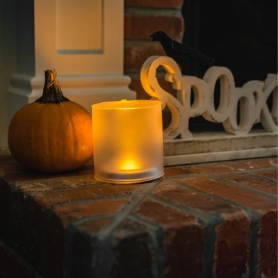 Luci Candle Lit Solar LED Outdoor Lantern Amber 9 Luci Candle Lit Solar LED Outdoor Lantern Amber - Image 9