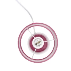 10.04" Traditional Ceramic Thimble Base Bedside Table Desk Lamp With Matching Fabric Shade Mauve - Simple Designs 13 10.04" Traditional Ceramic Thimble Base Bedside Table Desk Lamp With Matching Fabric Shade Mauve - Simple Designs -Lighting Specialty Shop GUEST 0146816d 7c8a 4489 8528 4b043c05e366