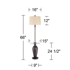 Regency Hill Fallon Rustic Industrial Floor Lamps With Tray Table 66" Tall Set Of 2 Bronze Hammered USB And Outlet Oatmeal Shade For Living Room House 13 Regency Hill Fallon Rustic Industrial Floor Lamps With Tray Table 66" Tall Set Of 2 Bronze Hammered USB And Outlet Oatmeal Shade For Living Room House -Lighting Specialty Shop GUEST 01e6dfce ab70 47e8 a232 59eedf84a6a9