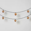 10ct Christmas LED String Lights With Sugared Pine Cones Warm White GW - Wondershop™
