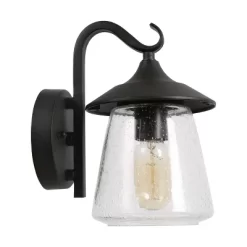 9.8" Metal/Glass Outdoor Lamp Black - LNC 16 9.8" Metal/Glass Outdoor Lamp Black - LNC -Lighting Specialty Shop GUEST 0c5f8c66 b4b6 4f8a 96e2 915a98b7c934