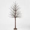 6ft Faux Bark Twig Tree Christmas LED Novelty Sculpture Twinkle Lights Warm White - Wondershop™
