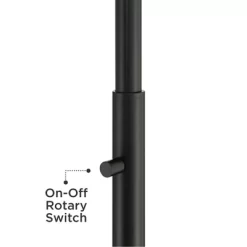 360 Lighting Modern Adjustable Floor Lamp With USB Charging Port 61" Tall Black Brass Living Room Reading -Lighting Specialty Shop GUEST 10c9cfe8 b334 4663 afb5 45f39dbeba50