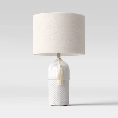 Large Assembled Ceramic Table Lamp White - Threshold™ 6 Large Assembled Ceramic Table Lamp White - Threshold™ - Image 6