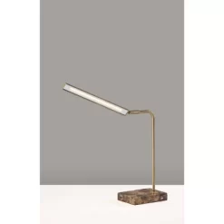 Reader Desk Lamp Antique Brass (Includes LED Light Bulb) - Adesso