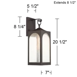 Possini Euro Design Tyne Modern Outdoor Wall Light Fixture Bronze 20 1/2" Seedy Glass For Post Exterior Barn Deck House Porch Yard Posts Patio Home 12 Possini Euro Design Tyne Modern Outdoor Wall Light Fixture Bronze 20 1/2" Seedy Glass For Post Exterior Barn Deck House Porch Yard Posts Patio Home -Lighting Specialty Shop GUEST 12839ca8 a9a2 4513 bec8 5cd2eb36f7a2