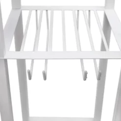 Etagere Storage Shelf Floor Lamp With Linen Shade White - Simple Designs -Lighting Specialty Shop GUEST 141de5e5 341b 4ef4 8f4c 9eeef7d61eaa