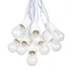 Novelty Lights Edison Outdoor String Lights With 25 In-Line Sockets White Wire 37.5 Feet -Lighting Specialty Shop GUEST 14b268f9 0655 4fcd 82e2 6a8c0bed828c