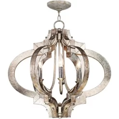 Possini Euro Design Ornament Aged Silver Gold Bronze Chandelier 23 1/4" Wide Industrial 6-Light Fixture For Dining Room Foyer Kitchen Island Entryway 15 Possini Euro Design Ornament Aged Silver Gold Bronze Chandelier 23 1/4" Wide Industrial 6-Light Fixture For Dining Room Foyer Kitchen Island Entryway -Lighting Specialty Shop GUEST 1810b162 e47a 4e97 a951 6c12946bb65e
