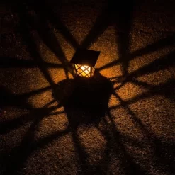 Set Of 4 Outdoor Solar Powered Pathway LED Light Stakes Black - Alpine Corporation -Lighting Specialty Shop GUEST 1944d542 1fd2 4201 bdb7 a6a8314ddd57