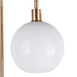 Trombone Contemporary/Glam Floor Lamp With Metal And Glass Shelf Gold (Includes LED Light Bulb) - LumiSource -Lighting Specialty Shop GUEST 1ca6a517 1b85 4def be71 fe288ae89747