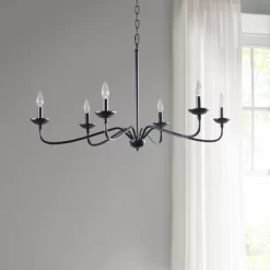 72.5" Brighton Chandelier Matte Black -Lighting Specialty Shop GUEST 1e490a0a 3456 4c3d bc41 df6fe24ea7d1