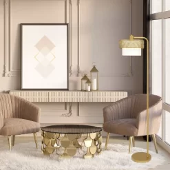 62.25" Alaina Shade Floor Lamp - River Of Goods