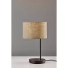 19.5" Oliver Charge Table Lamp Black - Adesso