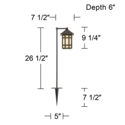 Kathy Ireland Mission Hills 26 1/2" High Bronze LED Landscape Light -Lighting Specialty Shop GUEST 20d8a5b4 862c 4a1a b1ef 8ee6329fae85