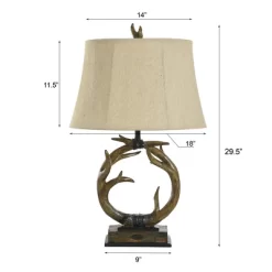 Dalton Brown Antler Table Lamp With Beige Hardback Fabric Shade - StyleCraft 15 Dalton Brown Antler Table Lamp With Beige Hardback Fabric Shade - StyleCraft -Lighting Specialty Shop GUEST 212a9660 a53b 492c a315 bfd2fd75736c