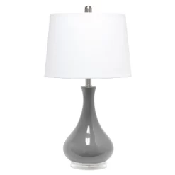 Droplet Table Lamp With Fabric Shade - Lalia Home -Lighting Specialty Shop GUEST 215eac50 be18 4d06 bce6 76b12375c487