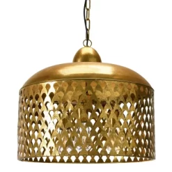 20.25" X 18.5" Metal Pendant Lamp Gold Finish - Storied Home -Lighting Specialty Shop GUEST 2417479f d78b 4d38 a0a2 39dff7029aab