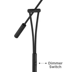 360 Lighting Traditional Pharmacy Floor Lamp LED Dimmable 62" Tall Black Adjustable Arm For Living Room Reading Bedroom Office 11 360 Lighting Traditional Pharmacy Floor Lamp LED Dimmable 62" Tall Black Adjustable Arm For Living Room Reading Bedroom Office -Lighting Specialty Shop GUEST 2a829154 2c7b 4627 bec1 08535fe56dbf