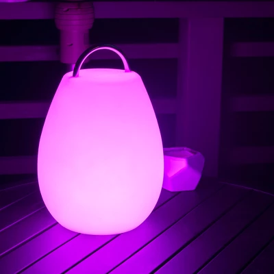 12.6" Wander Outdoor Table Lamp - White - Mooni - Allsop GLOW 2 12.6" Wander Outdoor Table Lamp - White - Mooni - Allsop GLOW - Image 2