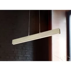 32.75" LED Integrated Wide Colmar Rubber Wood Ceiling Island Light Chandelier Brown - Cal Lighting -Lighting Specialty Shop GUEST 2aaa63ef 79b3 417d 843d a6812ded0d3e