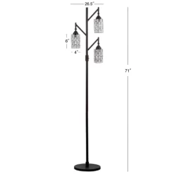 71" Lewis Tiffany Multi Light Floor Lamp (Includes LED Light Bulb) Bronze - JONATHAN Y -Lighting Specialty Shop GUEST 2adcace6 5867 4a08 8a31 39a509afdeaa