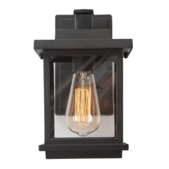10.6" Metal/Glass Outdoor Lamp Black - LNC -Lighting Specialty Shop GUEST 2c4866c9 c4d3 4de6 8942 058150163ea4