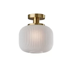 Hazel Flush Mount Pendant Antique Brass - Adesso