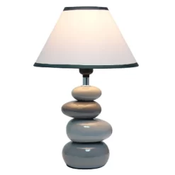 Ceramic Stone Table Lamp - Simple Designs