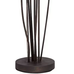 Franklin Iron Works Modern Floor Lamp 4-Light Tree 73" Tall Ginger Black Tulip White Cased Glass Shades For Living Room Bedroom Uplight -Lighting Specialty Shop GUEST 35bcb35c 3c4a 4ce8 afd2 d06196d6023a