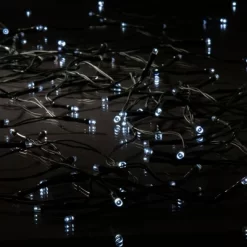 Nature Spring 100-Bulb Outdoor Solar-Powered LED String Lights - 39', White -Lighting Specialty Shop GUEST 36af5b60 bc27 4cc9 875a b9cff1c1d5c1