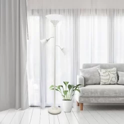 3 Light Floor Lamp With Scalloped Glass Shade White - Elegant Designs 10 3 Light Floor Lamp With Scalloped Glass Shade White - Elegant Designs -Lighting Specialty Shop GUEST 37b060a5 be1f 4416 80fc 1fbcb0dae60c