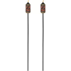 Sunnydaze Decor Sunnydaze Outdoor 3-in-1 Adjustable Height Tiki Face Patio And Lawn Torch Light Set -Lighting Specialty Shop GUEST 3bab1fc2 bbdb 4866 bcbf 7ac5a6d519b5