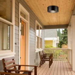 1 Light Teagan Outdoor Indoor Flush Mount Ceiling Dark Bronze - Globe Electric 7 1 Light Teagan Outdoor Indoor Flush Mount Ceiling Dark Bronze - Globe Electric -Lighting Specialty Shop GUEST 3c31ff6a eef7 477d 8060 83287e7a5e6e