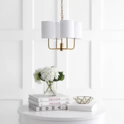 Elias Chandelier Brass/Gold - Safavieh