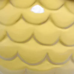 12.8" Contemporary Ceramic Owl Bedside Table Lamp With Matching Fabric Shade Yellow - Simple Designs -Lighting Specialty Shop GUEST 3eb99774 a579 418f af37 1a8a2b878b09