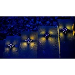 Maxsa Innovations 4pk Ninja Stars Solar Powered LED Accent Deck Lights 9 Maxsa Innovations 4pk Ninja Stars Solar Powered LED Accent Deck Lights -Lighting Specialty Shop GUEST 408d114d 2bca 403b b756 b1de7b56d04f