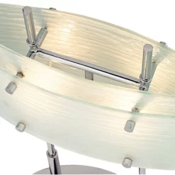 Possini Euro Design Charles Street Modern Desk Lamp 23" High Chrome Satin Nickel Frosted Slump Glass Shade For Bedroom Living Room Bedside Nightstand 10 Possini Euro Design Charles Street Modern Desk Lamp 23" High Chrome Satin Nickel Frosted Slump Glass Shade For Bedroom Living Room Bedside Nightstand -Lighting Specialty Shop GUEST 416f8283 104f 459b 9f62 8f9214a77362