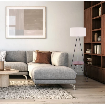 Tripod Shelf Floor Lamp Silver (Includes LED Light Bulb) - Threshold™ 1 Tripod Shelf Floor Lamp Silver (Includes LED Light Bulb) - Threshold™