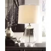 Jaslyn Glass Table Lamp Silver - Signature Design By Ashley