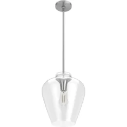 1-Light Vidria Pendant Brushed Nickel - Hunter Fan 7 1-Light Vidria Pendant Brushed Nickel - Hunter Fan -Lighting Specialty Shop GUEST 44c41c1c 843e 4ab9 9985 6a75c1192a19