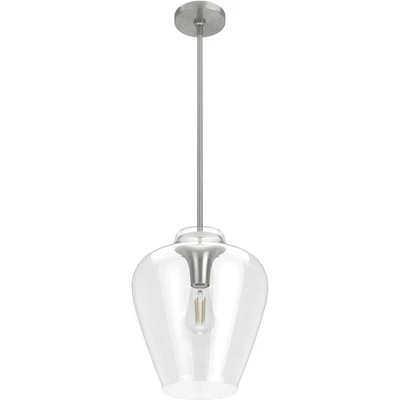 1-Light Vidria Pendant Brushed Nickel - Hunter Fan 4 1-Light Vidria Pendant Brushed Nickel - Hunter Fan - Image 4