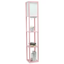 Floor Lamp Etagere Organizer Storage Shelf With 2 USB Charging Ports And Linen Shade - Simple Designs 17 Floor Lamp Etagere Organizer Storage Shelf With 2 USB Charging Ports And Linen Shade - Simple Designs -Lighting Specialty Shop GUEST 46083f80 0241 4b9d ade3 747c9aca67c7