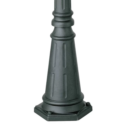 John Timberland Hepworth Vintage Rustic Outdoor Post Black Metal 76 3/4" For Post Exterior Barn Deck House Porch Yard Patio Home Outside Walkways 2 John Timberland Hepworth Vintage Rustic Outdoor Post Black Metal 76 3/4" For Post Exterior Barn Deck House Porch Yard Patio Home Outside Walkways - Image 2