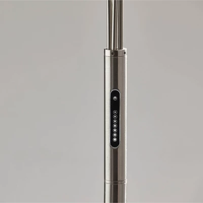 Zodiac Arc Lamp (Includes LED Light Bulb) Silver - Adesso 1 Zodiac Arc Lamp (Includes LED Light Bulb) Silver - Adesso