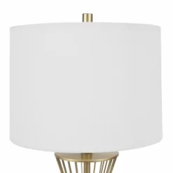 27" Gold Metal Wire With Marble Table Lamp - Nourison 13 27" Gold Metal Wire With Marble Table Lamp - Nourison -Lighting Specialty Shop GUEST 4a5b9d32 443b 4446 baca 92500af6261e