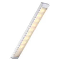 360 Lighting Jett Modern Desk Lamp 16 1/2" High Silver With USB Port And Nightlight LED Dimmer Touch On Off For Bedroom Bedside Nightstand Family Home -Lighting Specialty Shop GUEST 4b97809e af18 47a3 9620 271ed817c8f3