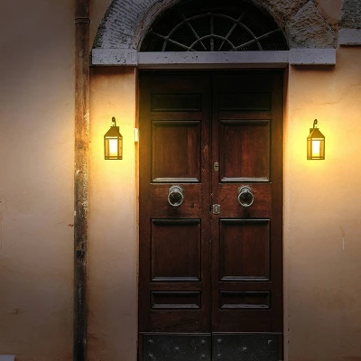 Solar Portable Hanging Outdoor Lantern With Hanger And Frosted Panel Black - Techko Maid 5 Solar Portable Hanging Outdoor Lantern With Hanger And Frosted Panel Black - Techko Maid - Image 5