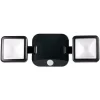 Energizer 600 Lumens Outdoor LED Motion Sensing Dual Head Security Outdoor Wall Light Black