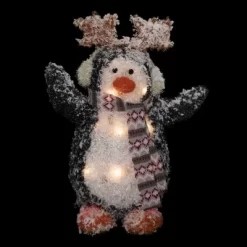 Northlight 22" Lighted Snowy Penguin In Antler Hat Outdoor Christmas Decoration 6 Northlight 22" Lighted Snowy Penguin In Antler Hat Outdoor Christmas Decoration -Lighting Specialty Shop GUEST 514fcb72 c38d 4e59 bb18 5fceb26d8ec3